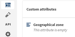 New custom attribute from the dataset overview.
