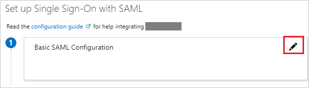 Set up Single Sign-On with SAML page.