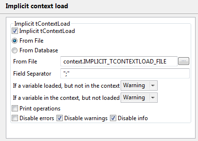 Implicit Context Load context parameters.