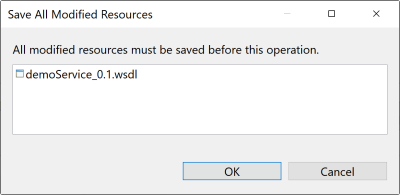 Save All Modified Resources dialog box.