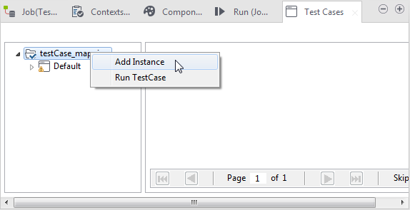 Add Instance option in the contextual menu.