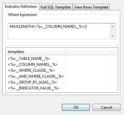 Vue d'ensemble de la boîte de dialogue Edit expression (Modifier l'expression).