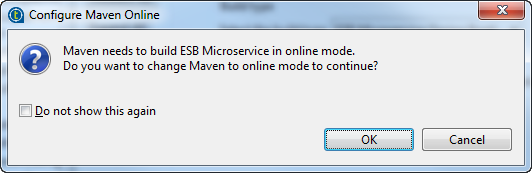 Maven Onlineを設定。